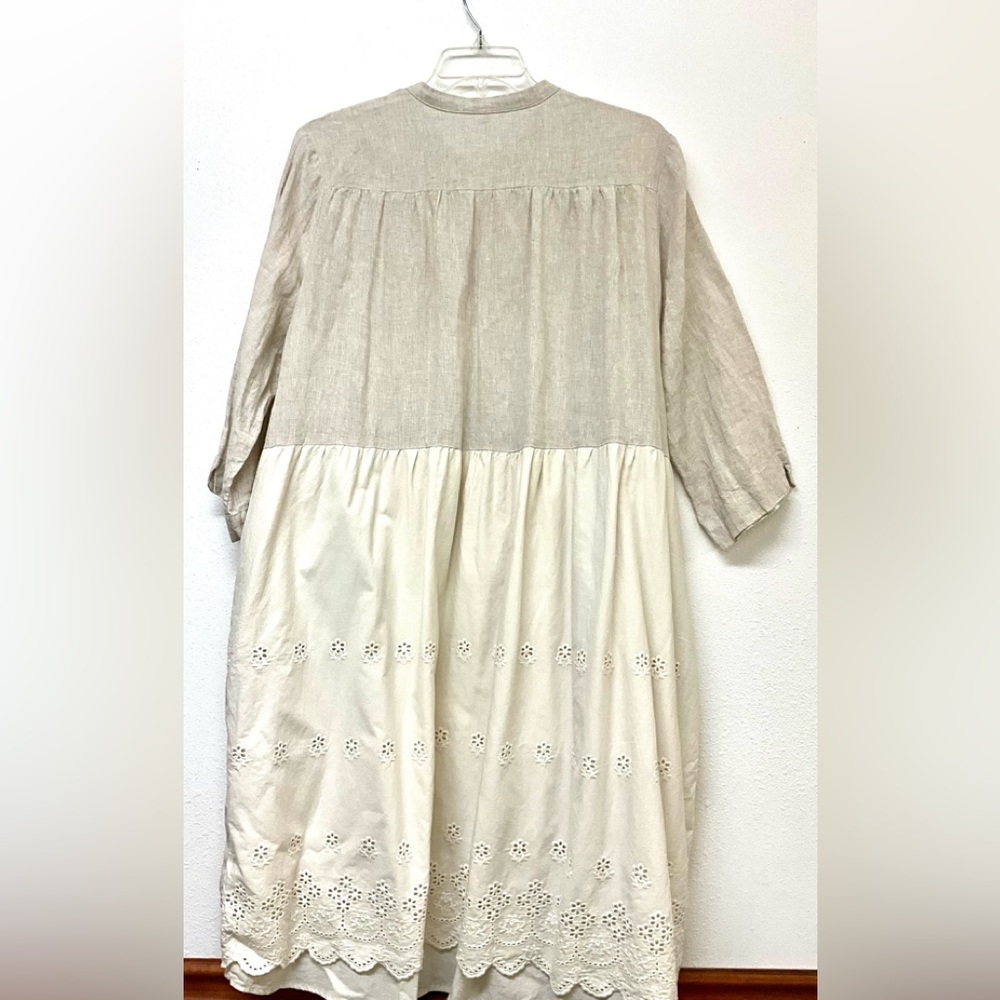 Linen blend dress/tunic.